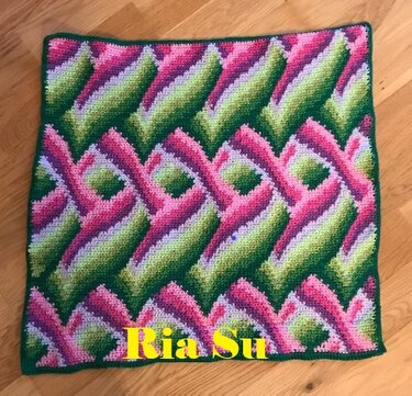 3D Häkelmuster Wirbel - Bild 2
