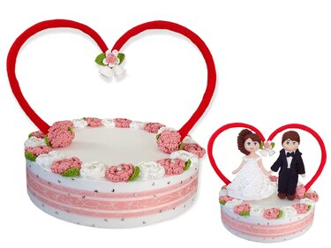 Erweiterungspaket Hochzeitstorte - Häkeln