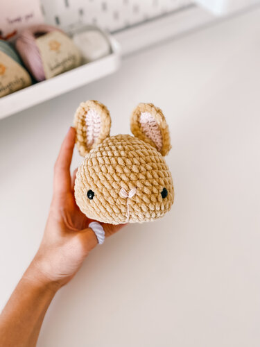 Kostenlose Häkelanleitung "Bunny Peach" - Häkeln