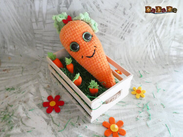Hase mit Möhre – von Dadade - Häkeln