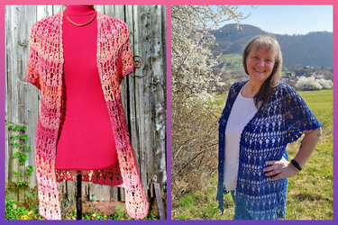 "Nairobi" - leichte Sommerjacke - für jede Größe - Häkelanleitung