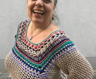 duftige Sommer - Tunika FRIDA - Häkeln