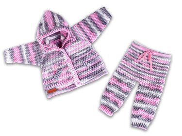 2 PDFs set : Jacket & pants "Cloud", size 0m./1m.-4 y./5y. - Crochet