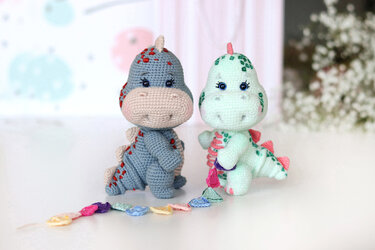 Crochet pattern Dino babies