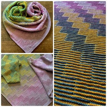 Schattenstricktuch Level Up - Stricken