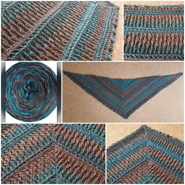 Anleitung Schwesterherz - Dreieckstuch und asymmetrisches Tuch - Häkeln