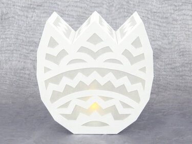 Tischleuchte – Tulpe – Bastelanleitung und Vorlagen