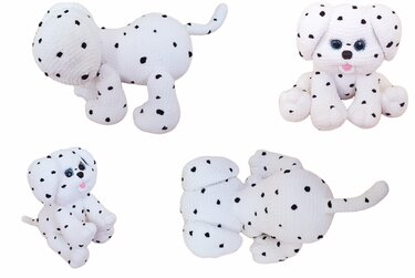 Dalmatian puppy Peggy Dots and her friends - Crochet