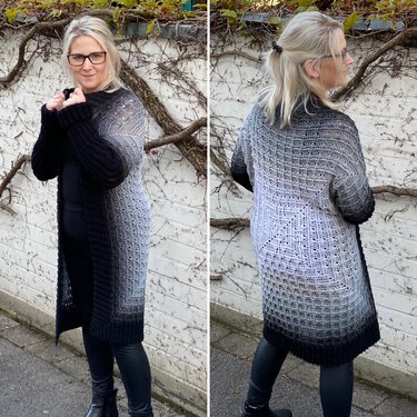 Häkelanleitung Kuscheljacke "Black Pearl" - Bild 2