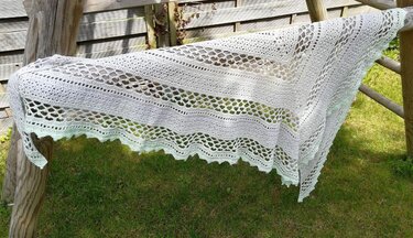 Shawl „Irmela“ - Crochet
