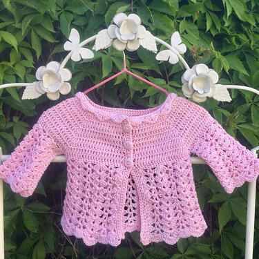 Jane Baby Cardigan Crochet Pattern