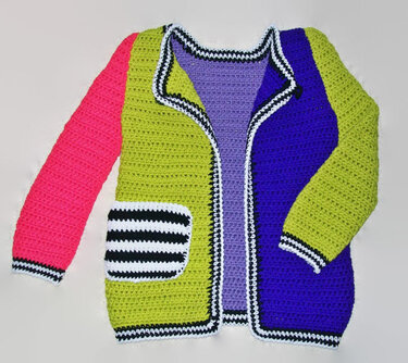 Girls Sweater Coat Crochet Pattern, Sweater for Girl, Crochet Sweater Pattern