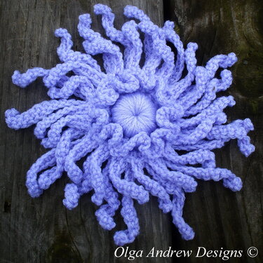 Flower Chrysanthemum crochet pattern 073