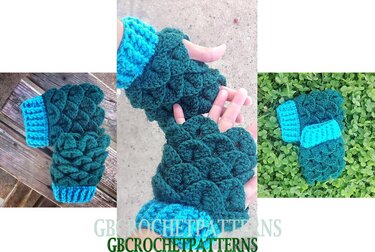 Simple and Easy Women and teens fingerless gloves, texting wrist warmers, hand warmer crochet pattern