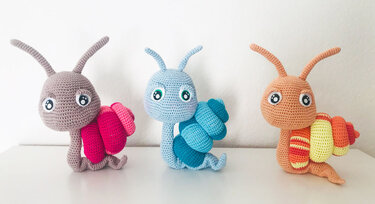 Cotton´s Zauberwelt: "Zauber-Schnecken" - Häkeln