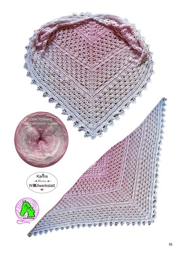 Tücher häkeln - 10 klassische Dreieckstücher