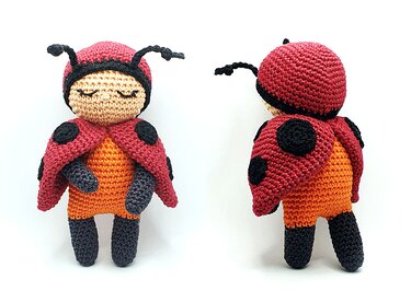 Häkelanleitung Marienkäfer Träumerle/ Puppe/ Baby