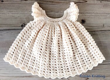 Baby Kleid Brigitte - Häkeln