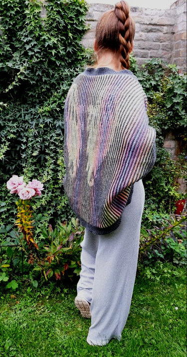 Seelenwärmer Engelsflügel Illusionsstricken