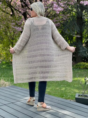 Häkelanleitung Jacke/Weste/V-Pullover Lovly