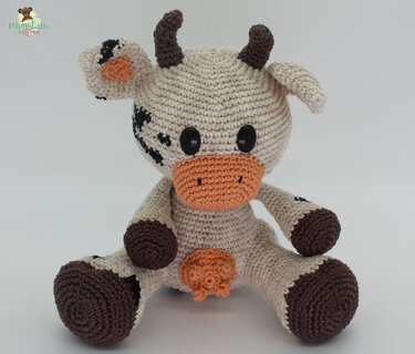 Kuschel Kuh, mini - Häkelanleitung