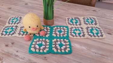 Granny Läufer, perfekte Deko für jeden Tisch - Häkeln