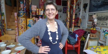 Strickanleitung * Ärmelschal & Armstulpen "Flammende Herzen"