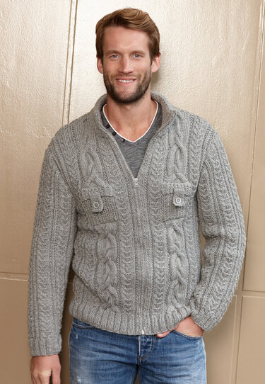 Strickanleitung: Herren-Jacke Jannis - Bild 2