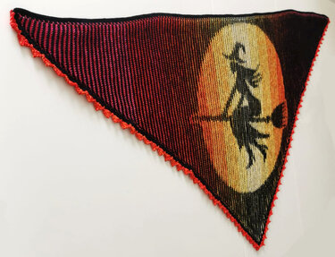 Tuch Hexe Illusionsstricken