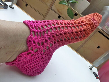 Häkelanleitung * Häkelsocken "Lady Windermere"