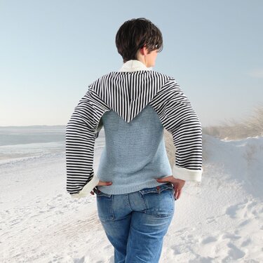 Kapuzenschal Winja - Stola - Bolero Einheitsgröße von Gr. 34-46 - Nähen