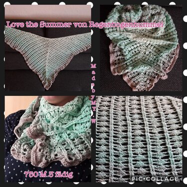 Tuch Love the Summer - Häkeln