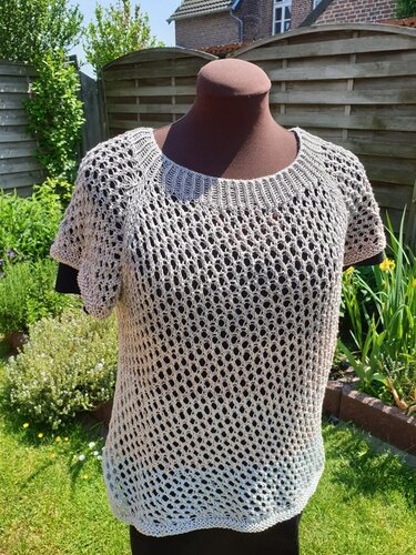 RVO-Set Netzshirt und Netztop bis Größe XXXXXL - Stricken