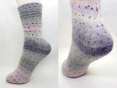 Neue Ferse! Fixe-Quicky-Ferse Royal,Top Down, Socken stricken, Gr. 34-45