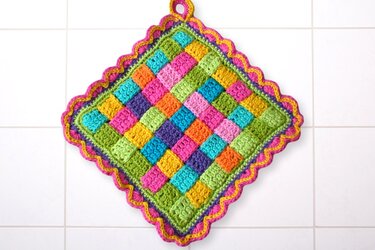 Topflappen im Webstil - Bild 4