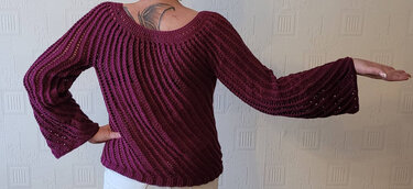 Häkelanleitungspaket RVO und Rundpasse Pullover Vortice