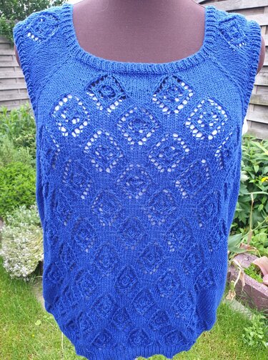 Anleitung RVO-Sommertop "Blocksberg" Größe S-XXXXL - Stricken