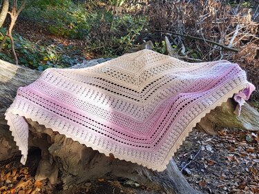 Mad Mustermix - Häkelanleitung Dreieckstuch im Mustermix