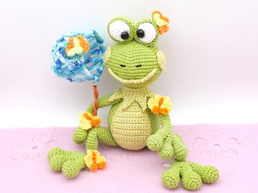 Häkelanleitung Fröschlein Froggy