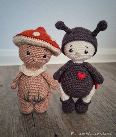 Amigurumi Käfer häkeln – Anleitung „Marie“ (ca. 16 cm) für Anfänger / PDF-D