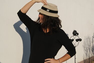 Hut Günter mit Initialen (Gr. S, M, L - inkl. ABC-Kreuzstichvorlage) - Häkeln