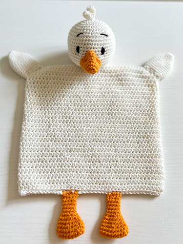 Häkelanleitung Schnuffeltuch Gans