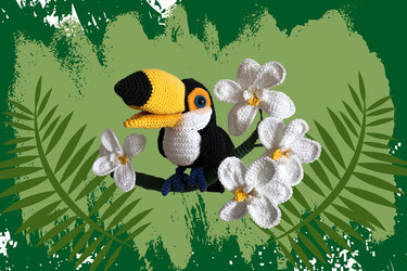 Tukan - Kollektion Amazonas Häkelanleitung Amigurumi