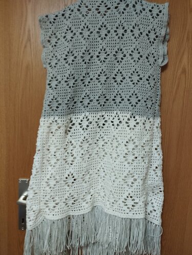 Häkelanleitung BoHo Sommerweste "Flowers" Häkelweste für jede Größe