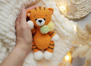 Crochet pattern amigurumi Rio the tiger - Image 4