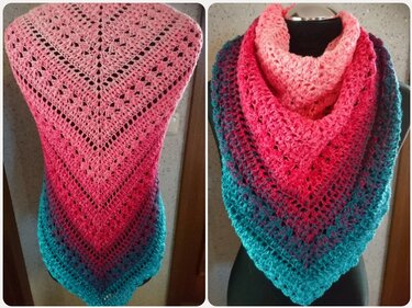 Häkeltuch Nora - Häkeln