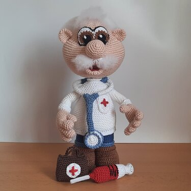 Doktor Norbert - Amigurumi Häkelanleitung