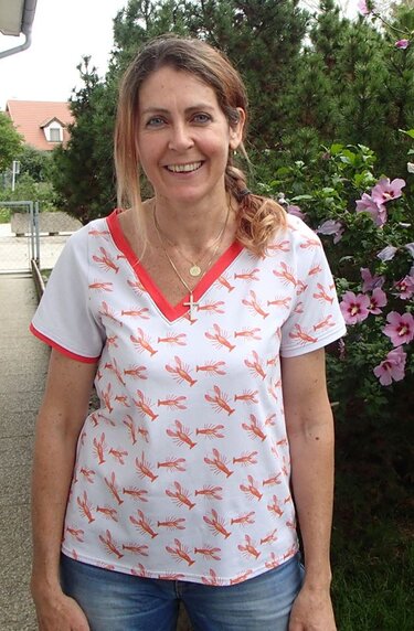 Anleitung ADD-ON Jessys Basic T-Shirt und Top goes Kleid - Bild 10