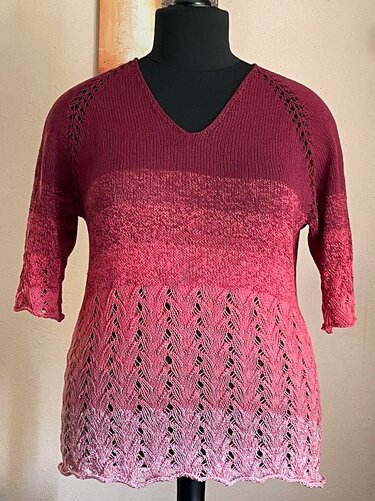 Shirt, Tunika "Las Escalera" RVO,alle Größen+Längen - Stricken