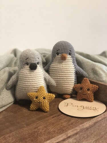 Häkelanleitung - Pinguin - deutsch